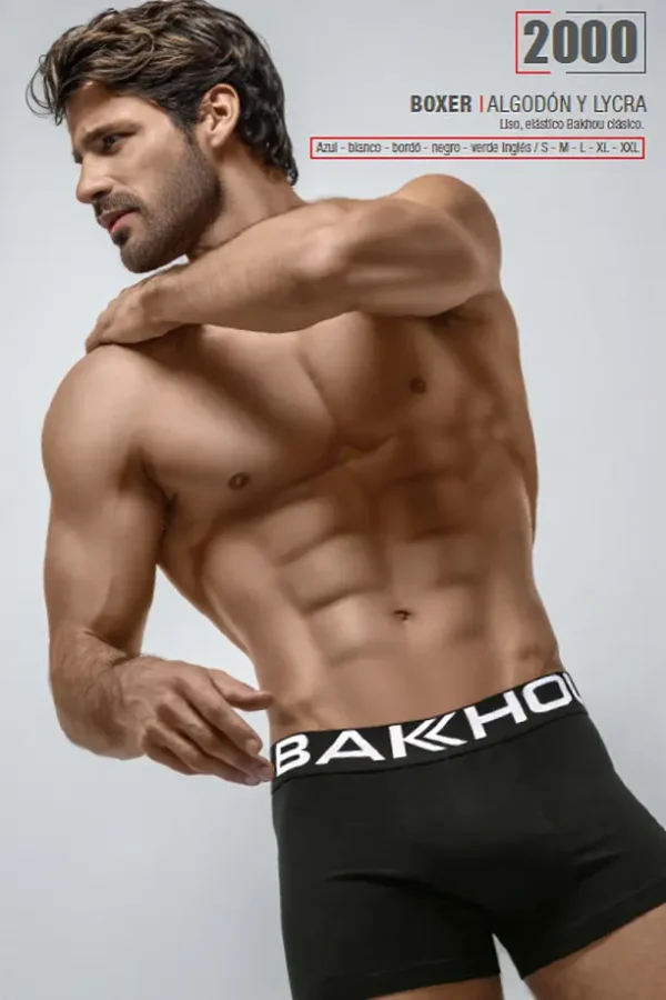 Boxer Bakhou 2000 Liso con Collareta