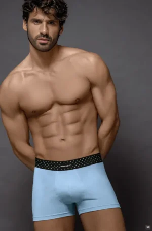 Boxer Bakhou 2011 Algodón Liso con Lunares