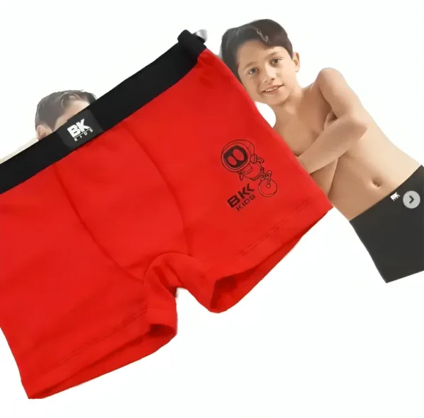Boxer Niño Bakhou 4041 Estampado Robot