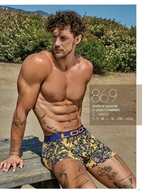 Boxer Lody Men 869 Estampado Orange